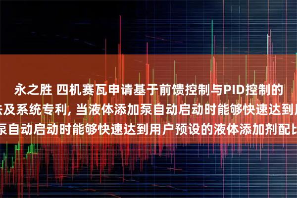 永之胜 四机赛瓦申请基于前馈控制与PID控制的液体添加剂配比控制方法及系统专利, 当液体添加泵自动启动时能够快速达到用户预设的液体添加剂配比