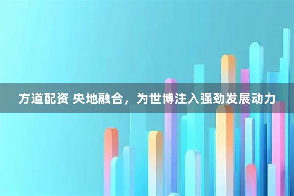 方道配资 央地融合，为世博注入强劲发展动力