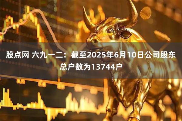 股点网 六九一二：截至2025年6月10日公司股东总户数为13744户